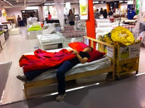 Schläfer bei Ikea
